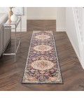 Nourison Passion Area Rug PSN22 Navy Multicolor