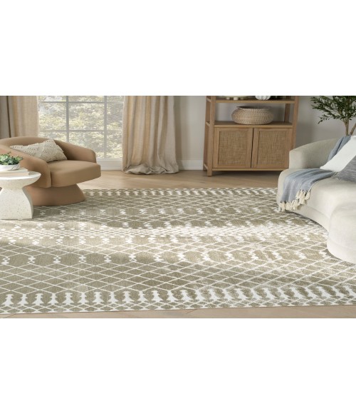 Nourison Astra Machine Washable Sage ASW10 7 ft. 10 in. X 10 ft. Rectangle Rug