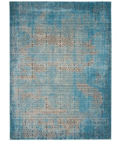 Nourison Karma - Krm01 Blue Area Rug 5 ft. 3 X 7 ft. 4 Rectangle