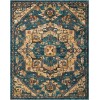 Nourison 2020 - Nr206 Teal Area Rug 8 ft. X 10 ft. 6 Rectangle