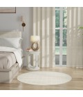 Nourison Serenity Home Ivory SRH05 4 ft. X Round Rug