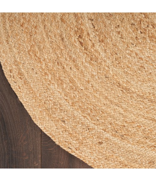 Nourison Natural Jute Natural NJT03 6 ft. X Round Rug