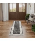Nourison Desire Charcoal Silver DSR01 9 ft. X 12 ft. Rect. Rug