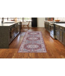 Nourison Vintage Home Red Blue VNH01 2 ft. 2 in. X 7 ft. 6 in. Rectangle Rug