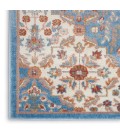 Elation Area Rug Nourison Elation Area Rug ETN08 Ivory Blue 9' x 12'