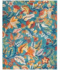 Nourison ALLUR Area Rug Nourison Allur Area Rug ALR09-Turquoise Multicolor