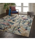Nourison Fusion Area Rug FSS10-Cream/Multicolor