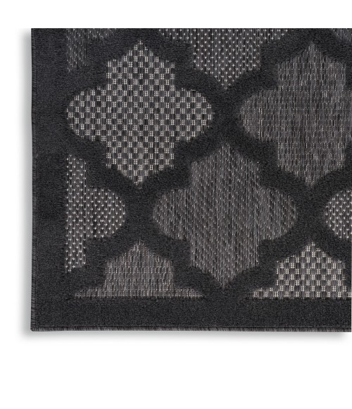 Nourison Easy Care Area Rug Nourison Easy Care Area Rug NES01 Charcoal/Black