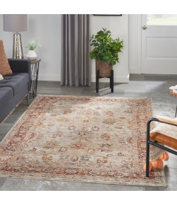 Nourison Petra Ivory PTR02 5 ft. 3 in. X 7 ft. 8 in. Rect. Rug