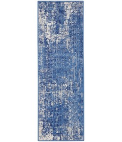 Nourison Whimsicle - Whs08 Blue Ivory Area Rug 2 ft. X 6 ft. Rectangle