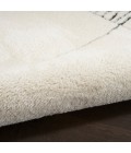 Nourison Cozy Modern Ivory Black Rug CMD02 5 ft. 3 in. X 7 ft. Rect. - Rugs Town Nourison Cozy Modern Ivory Black CMD02 5 ft. 3 in. X 7 ft. Rect. Rug