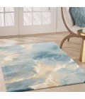 Nourison Prismatic Blue Multicolor Rug PRS40 4 ft. X 6 ft. Rect. - Rugs Town Nourison Prismatic Blue Multicolor PRS40 4 ft. X 6 ft. Rect. Rug