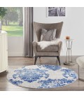 Nourison Whimsicle Area Rug WHS11-Ivory Navy
