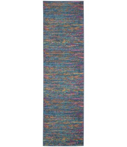 Nourison Passion - Psn35 Blue Multicolor Area Rug 1 ft. 10 X 6 ft. Rectangle