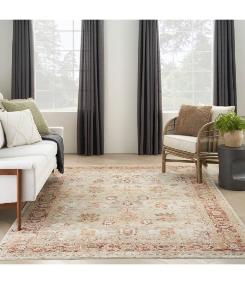 Nourison Sahar Ivory SHR02 8 ft. X 10 ft. Rect. Rug