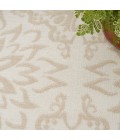 Nourison Jubilant Ivory Beige JUB06 9 ft. X 12 ft. Rect. Rug