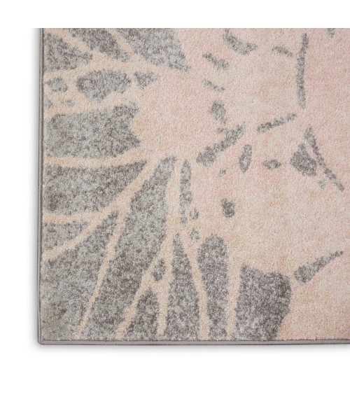 Nourison TRANQUIL Area Rug Nourison Tranquil Area Rug TRA08-Grey/Pink