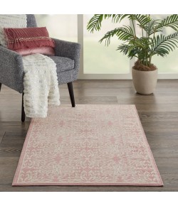 Nourison Jubilant - Jub06 Ivory Pink Area Rug 3 ft. X 5 ft. Rectangle