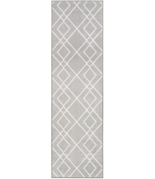 Nourison Modern Lines Area Rug MOL01 Silver