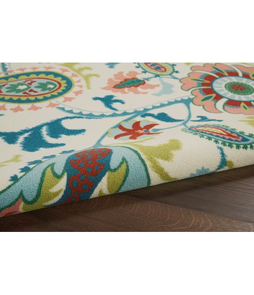 Nourison SUN N' SHADE Area Rug Waverly Sun N' Shade Area Rug SND73-Ivory