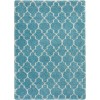 Nourison Amore - Amor2 Aqua Area Rug 3 ft. 11 X 5 ft. 11 Rectangle