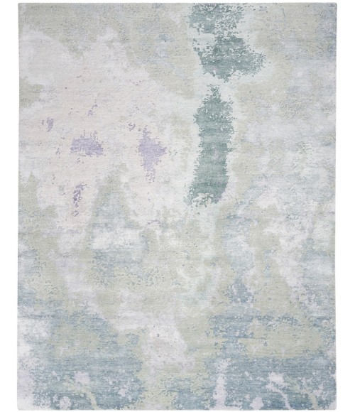 Nourison Silk Shadows Blue Green SHA22 4 ft. X 6 ft. Rect. Rug