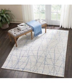 Nourison Ellora - Ell02 Sky Area Rug 5 ft. 6 X 7 ft. 5 Rectangle