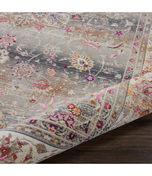 Nourison Vintage Kashan Area Rug VKA01-Grey