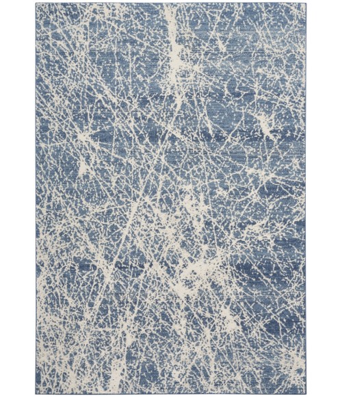 Nourison Splendid Navy Ivory SLD02 5 ft. 3 in. X 7 ft. 3 in. Rect. Rug