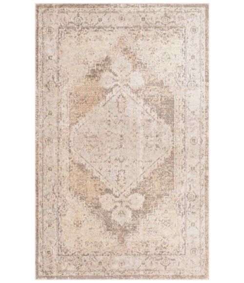 Nourison Astra Machine Washable Beige ASW11 3 ft. 3 in. X 5 ft. Rectangle Rug