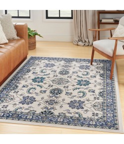 Nourison Home Nourison Essentials NRE05 Ivory Blue 4 ft. X 6 ft. Area Rug