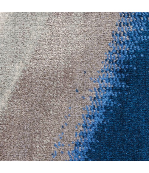 Nourison Twilight Area Rug TWI28 Ivory Grey Blue 7'9" x 9'9"