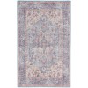 Nicole Curtis Machine Washable Series 1 Blue Multicolor SR104 3 ft. X 5 ft. Rectangle Rug