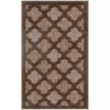 Nourison Easy Care Brown NES01 2 ft. X 4 ft. Rectangle Rug