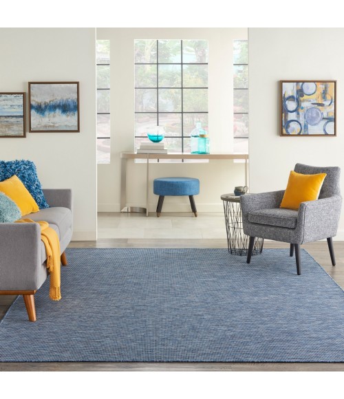 Positano Area Rug Nourison Positano Area Rug POS01 Navy Blue 10' x 14'