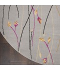 Nourison Grafix Round Area Rug GRF15-Grey