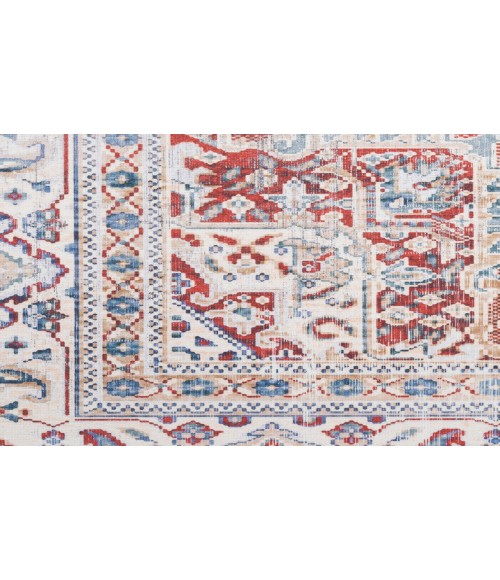 Nourison Vintage Home Ivory Red VNH01 5 ft. X 7 ft. Rectangle Rug
