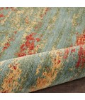 Nourison SOMERSET Area Rug Nourison Somerset Runner Area Rug ST91-Teal/Multicolor