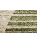 Nourison Astra Machine Washable Ivory Olive ASW03 6 ft. 7 in. X 9 ft. Rectangle Rug