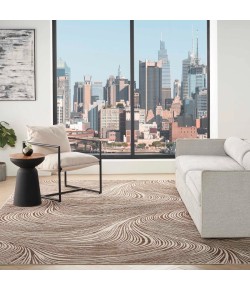 DKNY Central Park West CEP02 Beige Brown 6 ft. X 9 ft. Area Rug