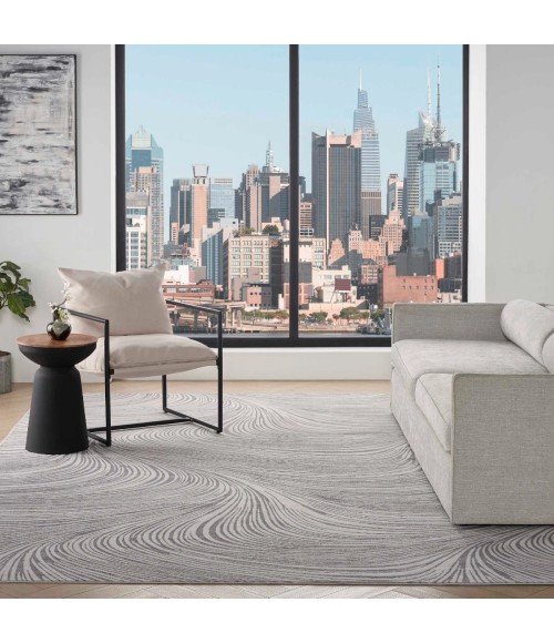 DKNY Central Park West Grey CEP02 9 ft. X 12 ft. Rect. Rug