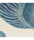 Waverly Sun N' Shade Area Rug SND92 Ivory Blue