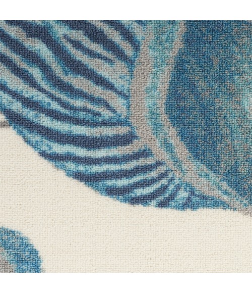 Waverly Sun N' Shade Area Rug SND92 Ivory Blue