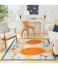 Nourison Aloha Area Rug ALH27 Teal Multi