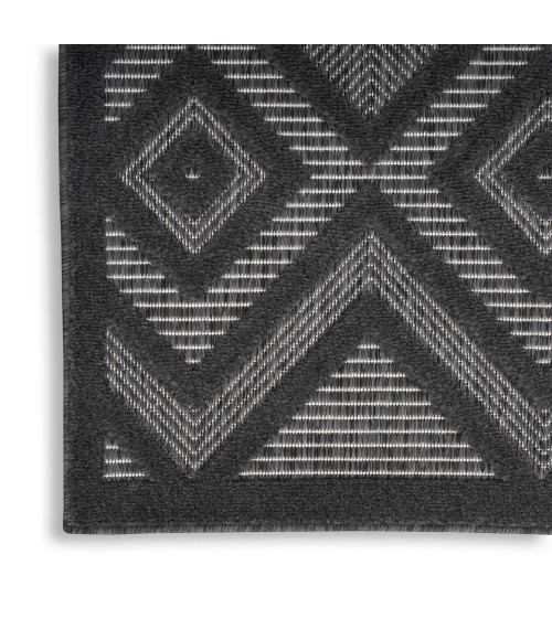 Nourison Versatile Area Rug NRV01 Charcoal/Black