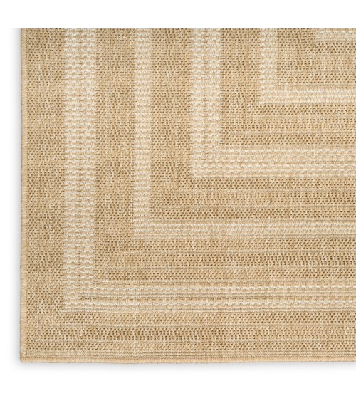 Nourison Tulum Taupe Ivory TLM04 6 ft. X 9 ft. Rect. Rug