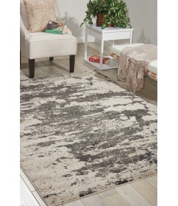 Nourison Maxell - Mae07 Ivory Grey Area Rug 3 ft. 10 X 5 ft. 10 Rectangle