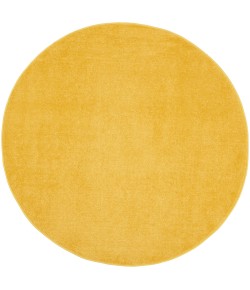 Nourison Essentials - Nre01 Yellow Area Rug 4 ft. X Round