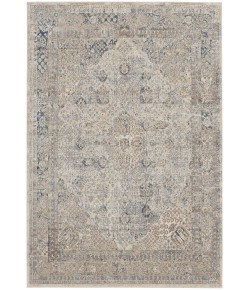 kathy ireland Home Ki25 Malta - Mai01 Ivory Blue Area Rug 5 ft. 3 X 7 ft. 7 Rectangle