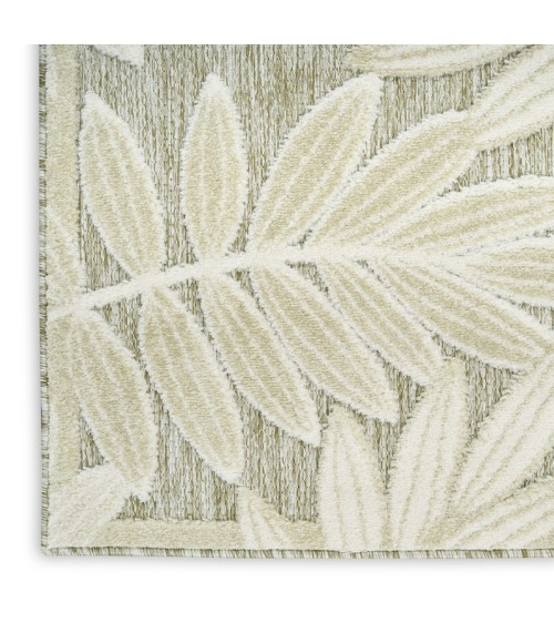 Nourison Aloha Ivory Sage ALH18 2 ft. 8 in. X 4 ft. Rect. Rug
